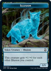 Image for Illusion // Zombie Double-Sided Token (Commander: Adventures in the Forgotten Realms) (3 // 9) - Magic: The Gathering