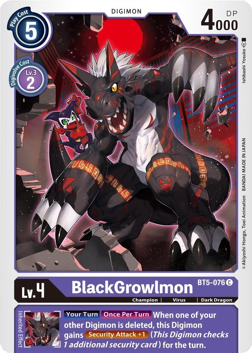 Image for BlackGrowlmon (BT05) (5076)