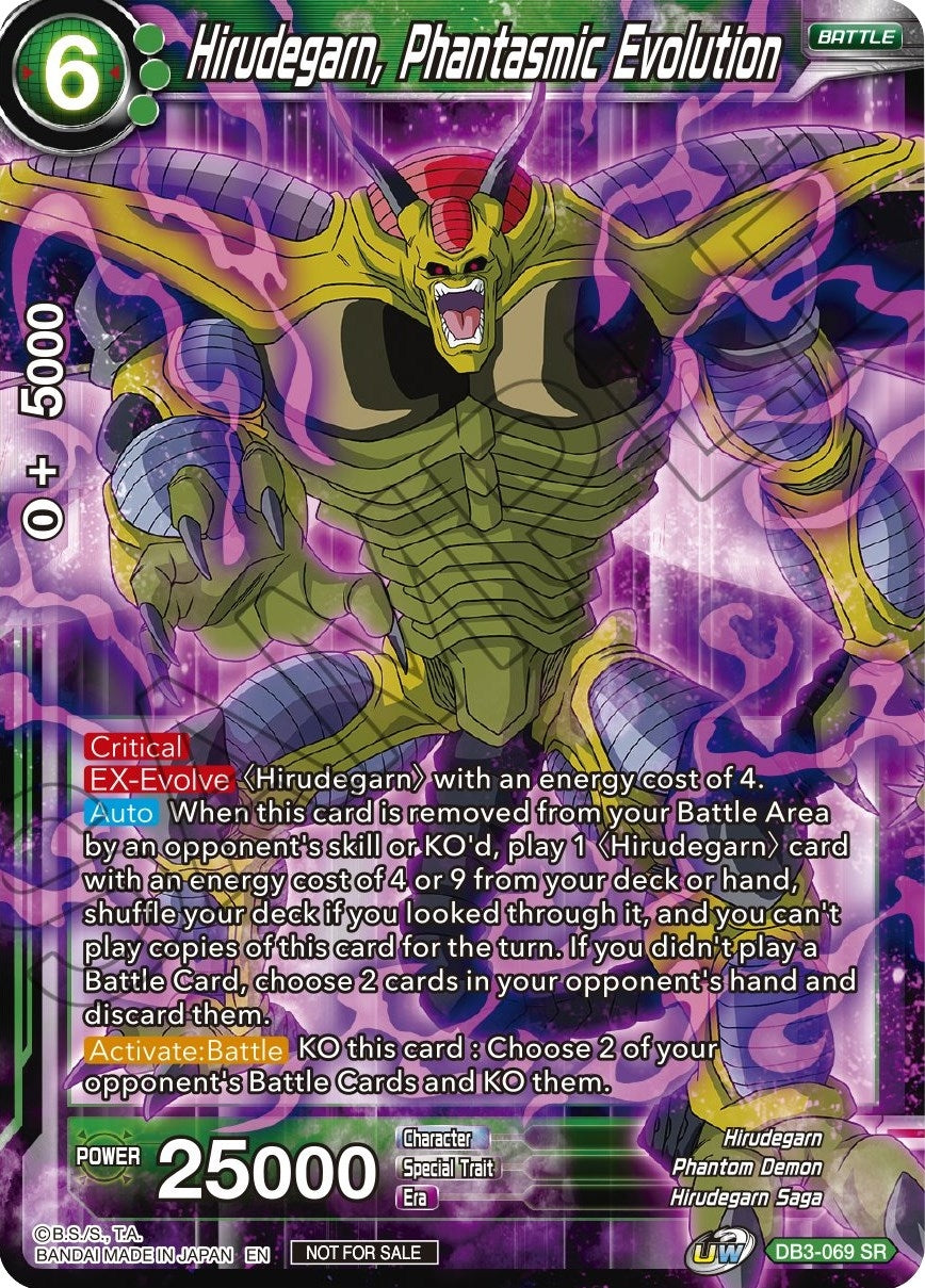 Image for Hirudegarn, Phantasmic Evolution (Tournament Promotion Cards) (DB3-069) - Dragon Ball Super: Masters