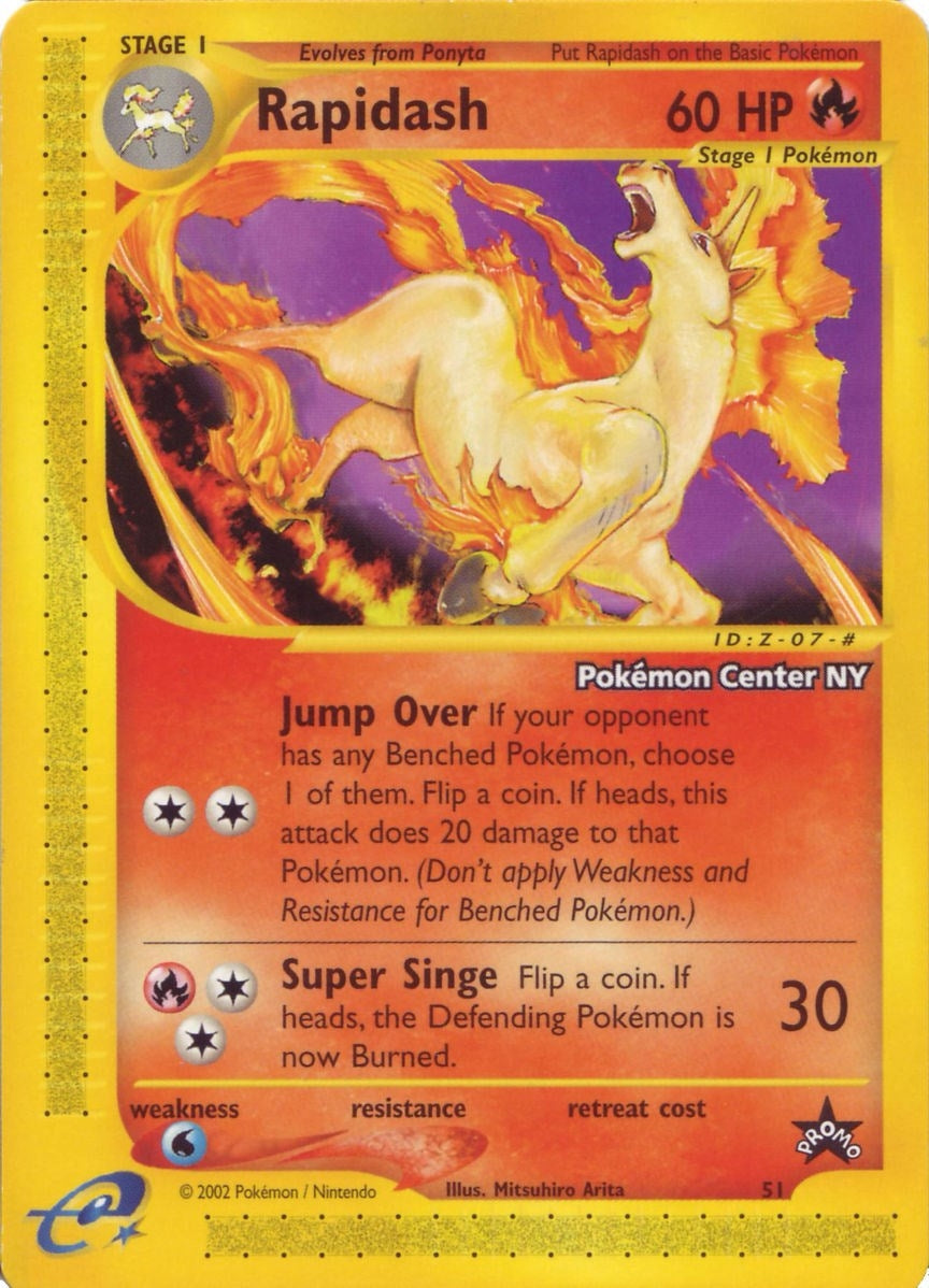 Image for Rapidash [Pokemon Center NY] (WoTC Promo) (51/53) - Pokemon