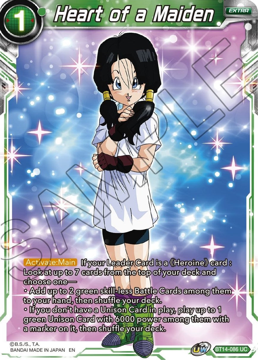 Image for Heart of a Maiden (Cross Spirits) (BT14-086) - Dragon Ball Super: Masters