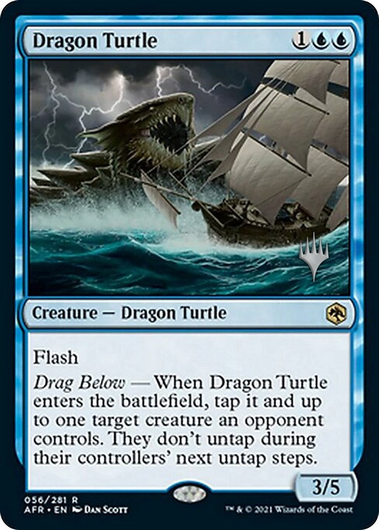 Image for Dragon Turtle (Promo Pack: Adventures in the Forgotten Realms) (56) - Magic: The Gathering