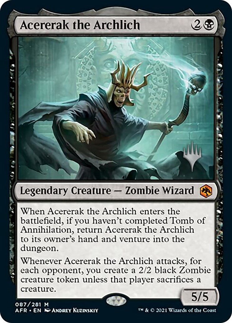 Image for Acererak the Archlich (Promo Pack: Adventures in the Forgotten Realms) (87) - Magic: The Gathering