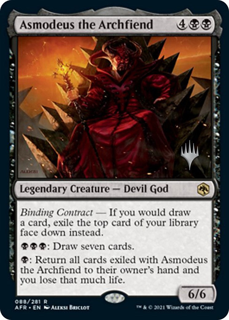 Image for Asmodeus the Archfiend (Promo Pack: Adventures in the Forgotten Realms) (88) - Magic: The Gathering