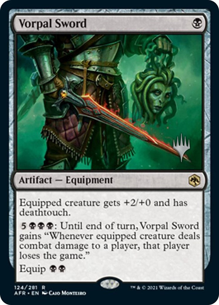 Image for Vorpal Sword (Promo Pack: Adventures in the Forgotten Realms) (124) - Magic: The Gathering