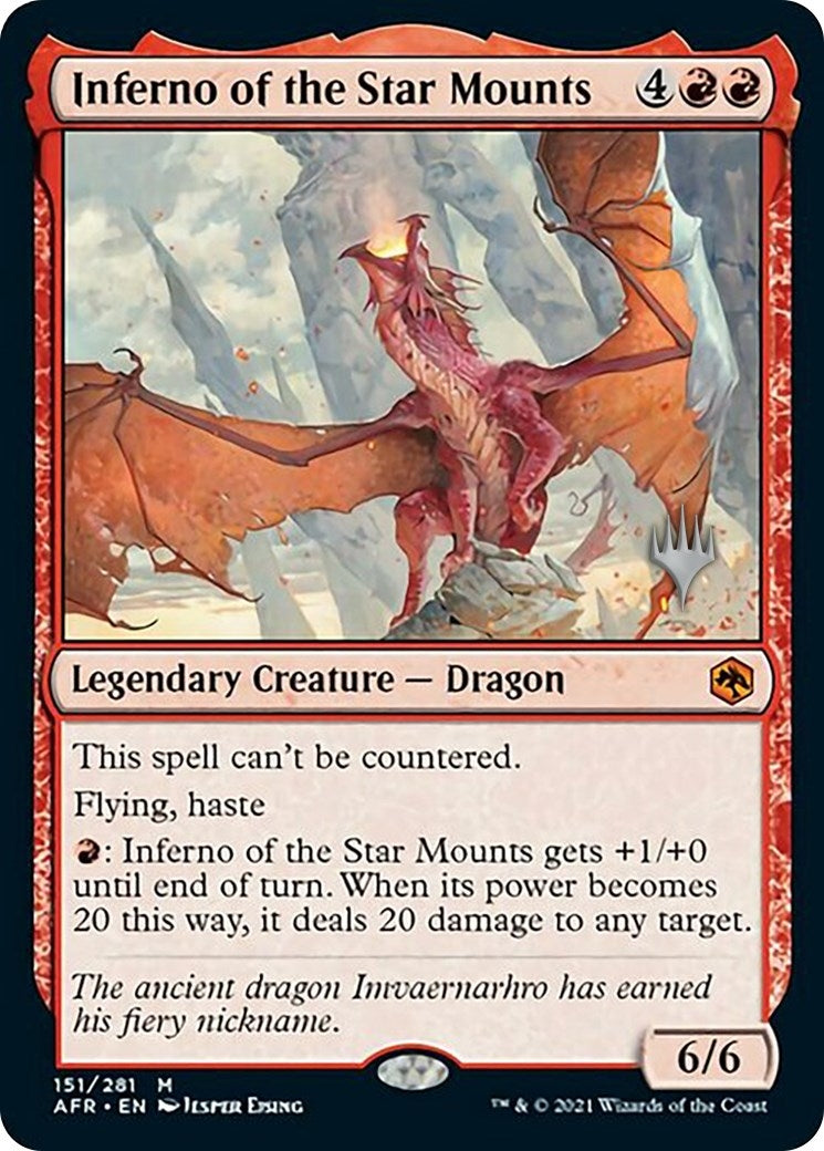 Image for Inferno of the Star Mounts (Promo Pack: Adventures in the Forgotten Realms) (151) - Magic: The Gathering