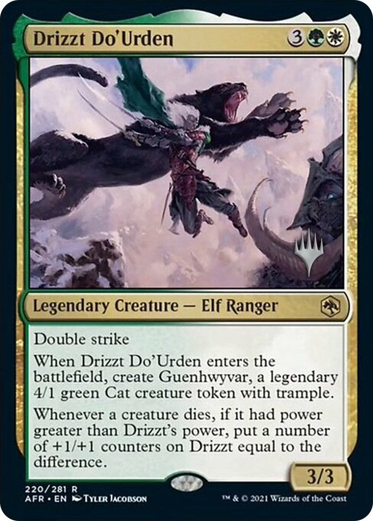 Image for Drizzt Do'Urden (Promo Pack: Adventures in the Forgotten Realms) (220) - Magic: The Gathering