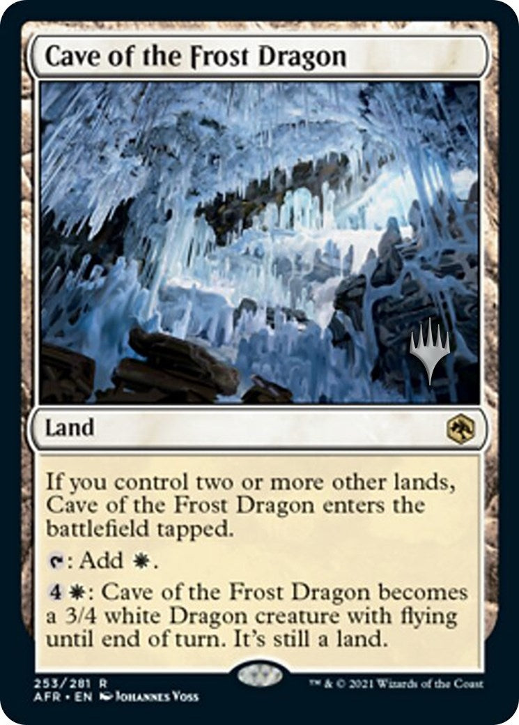 Image for Cave of the Frost Dragon (Promo Pack: Adventures in the Forgotten Realms) (253) - Magic: The Gathering