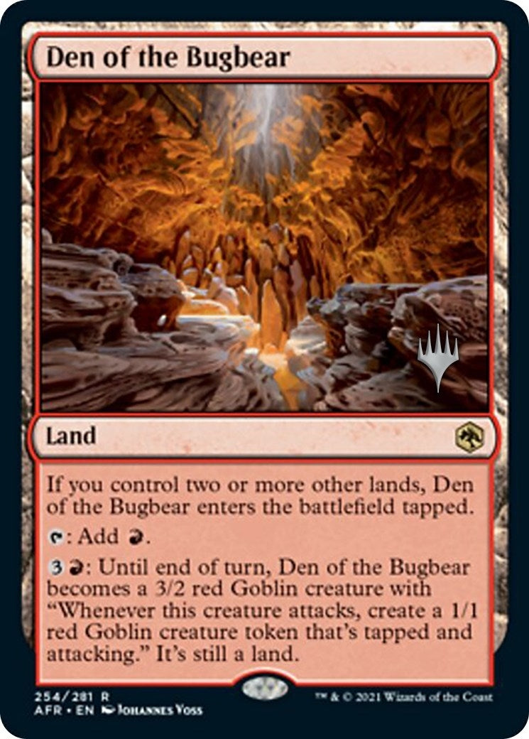 Image for Den of the Bugbear (Promo Pack: Adventures in the Forgotten Realms) (254) - Magic: The Gathering