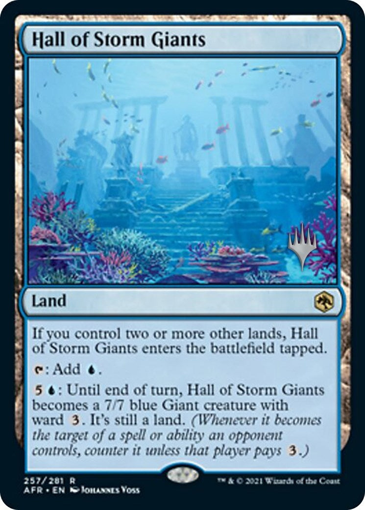 Image for Hall of Storm Giants (Promo Pack: Adventures in the Forgotten Realms) (257) - Magic: The Gathering
