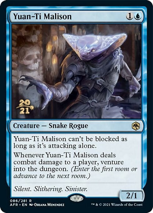 Image for Yuan-Ti Malison (Prerelease Cards) (86) - Magic: The Gathering