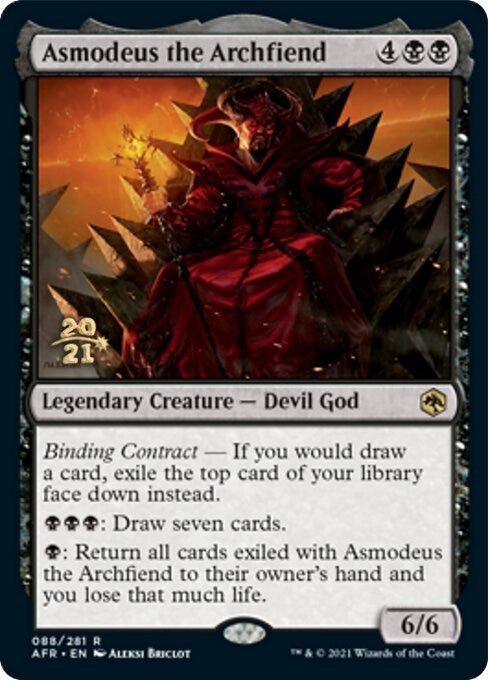 Image for Asmodeus the Archfiend (Prerelease Cards) (88) - Magic: The Gathering