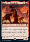 Image for Zalto, Fire Giant Duke (Prerelease Cards) (171) - Magic: The Gathering