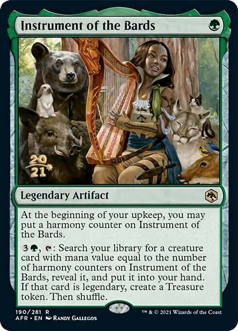 Image for Instrument of the Bards (Prerelease Cards) (190) - Magic: The Gathering