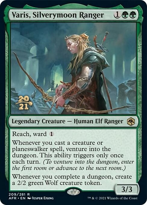 Image for Varis, Silverymoon Ranger (Prerelease Cards) (209) - Magic: The Gathering