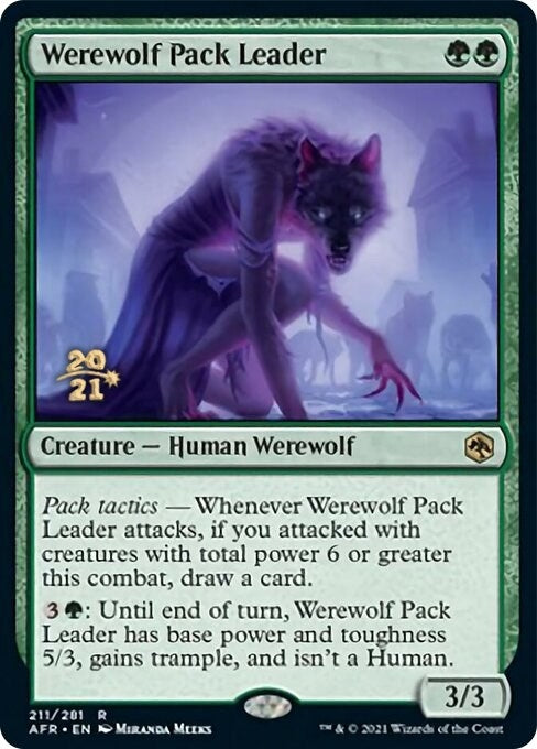Image for Werewolf Pack Leader (Prerelease Cards) (211) - Magic: The Gathering