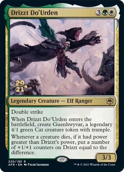 Image for Drizzt Do'Urden (Prerelease Cards) (220) - Magic: The Gathering