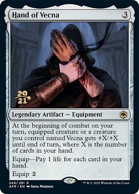 Image for Hand of Vecna (Prerelease Cards) (246) - Magic: The Gathering