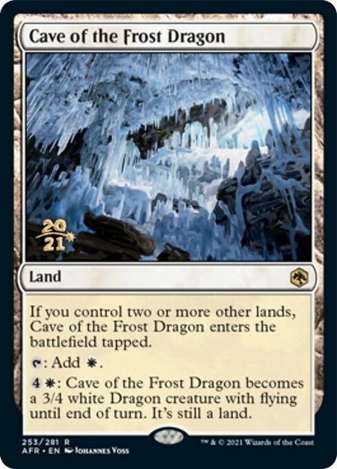 Image for Cave of the Frost Dragon (Prerelease Cards) (253) - Magic: The Gathering