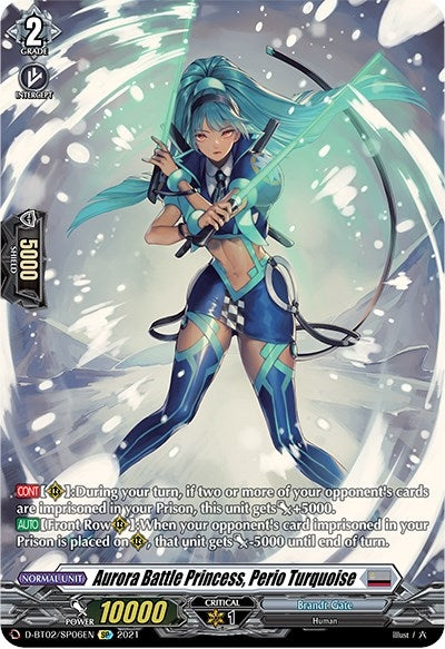 Image for Aurora Battle Princess, Perio Turquoise (SP) (D-BT02) (206)