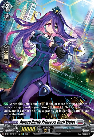 Image for Aurora Battle Princess, Derii Violet (SP) (D-BT02) (217)