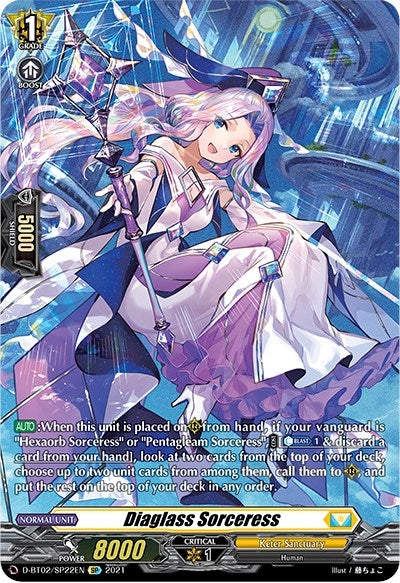 Image for Diaglass Sorceress (SP) (D-BT02) (222)