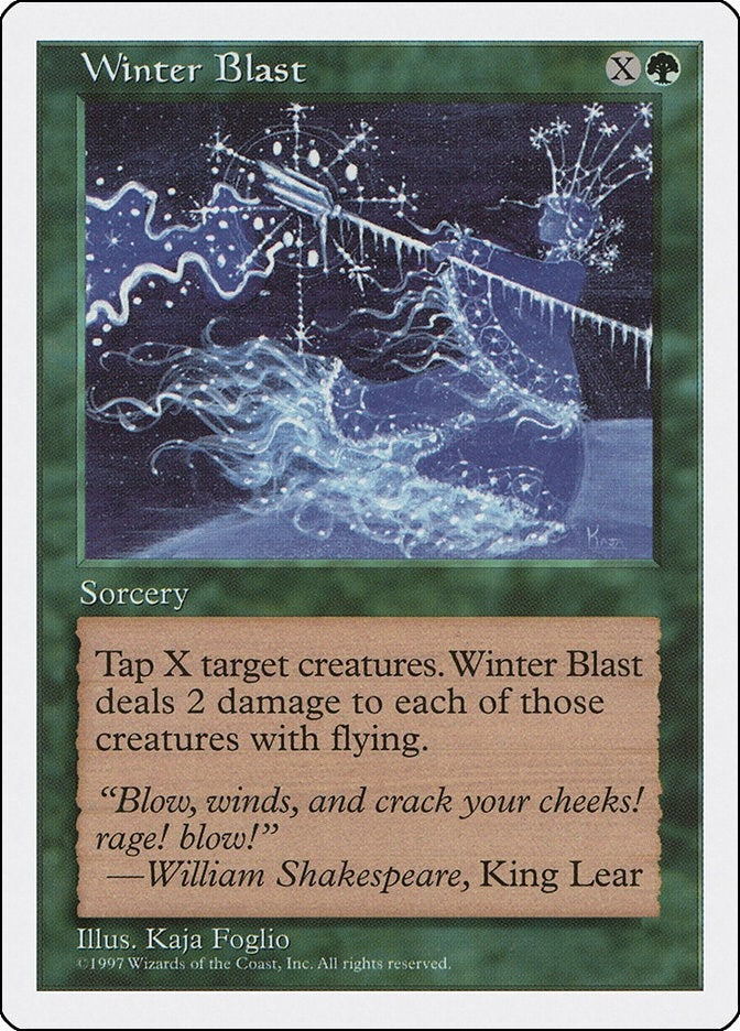 Image for Winter Blast (Fifth Edition) - Magic: The Gathering