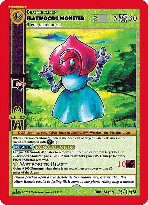 Image for Flatwoods Monster (Cryptid Nation: First Edition) (13) - MetaZoo