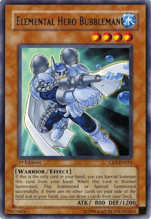 Image for Elemental Hero Bubbleman (Cybernetic Revolution) (CRV-EN014) - YuGiOh
