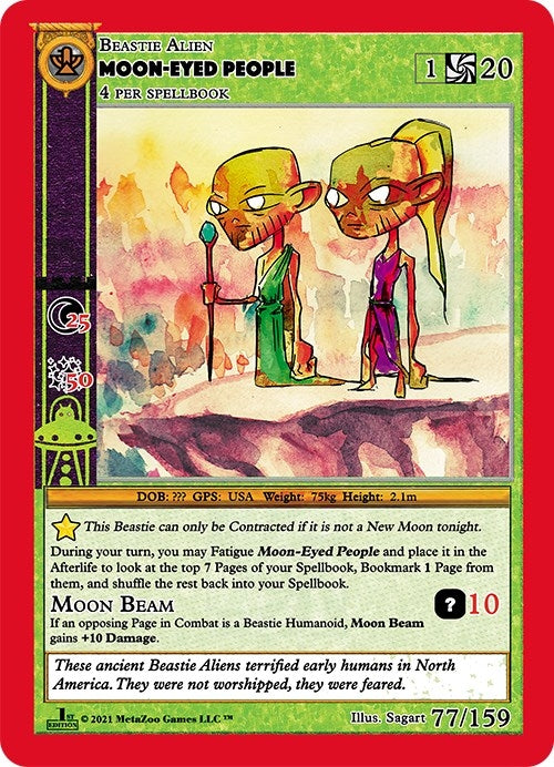 Image for Moon-Eyed People (Cryptid Nation: First Edition) (77) - MetaZoo