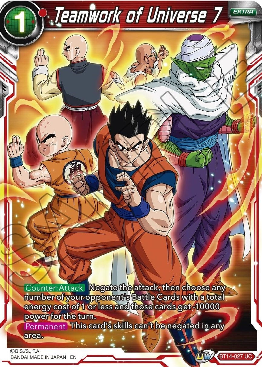 Image for Teamwork of Universe 7 (Cross Spirits) (BT14-027) - Dragon Ball Super: Masters