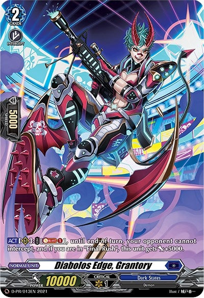 Image for Diabolos Edge, Grantory (D Promo Cards) (D-PR/013EN) - Cardfight Vanguard