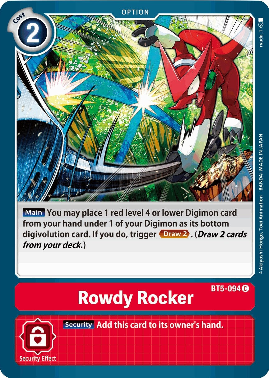 Image for Rowdy Rocker (BT05) (5094)