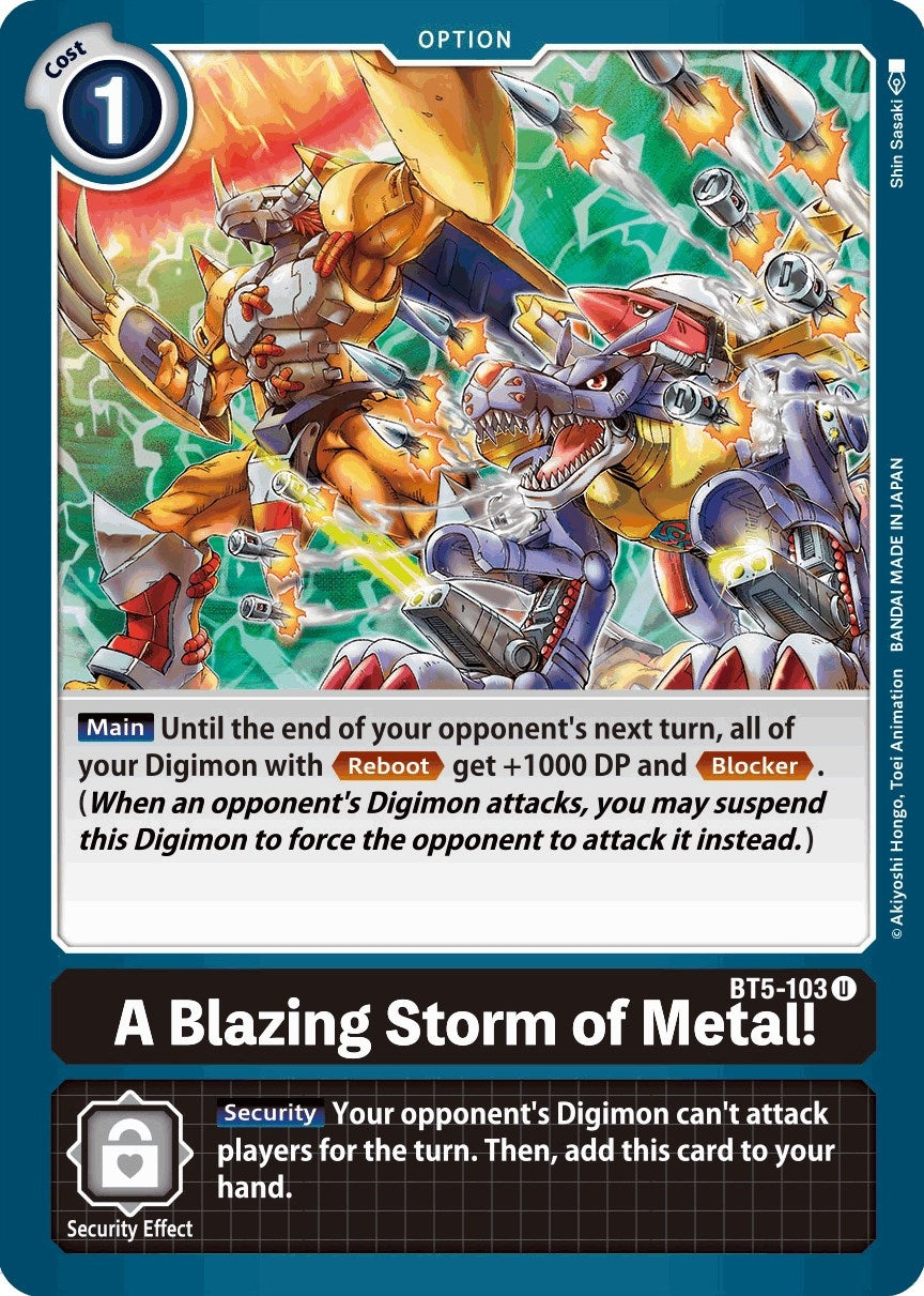 Image for A Blazing Storm of Metal! (BT05) (5103)