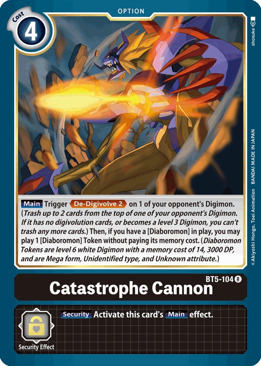 Image for Catastrophe Cannon (BT05) (5104)