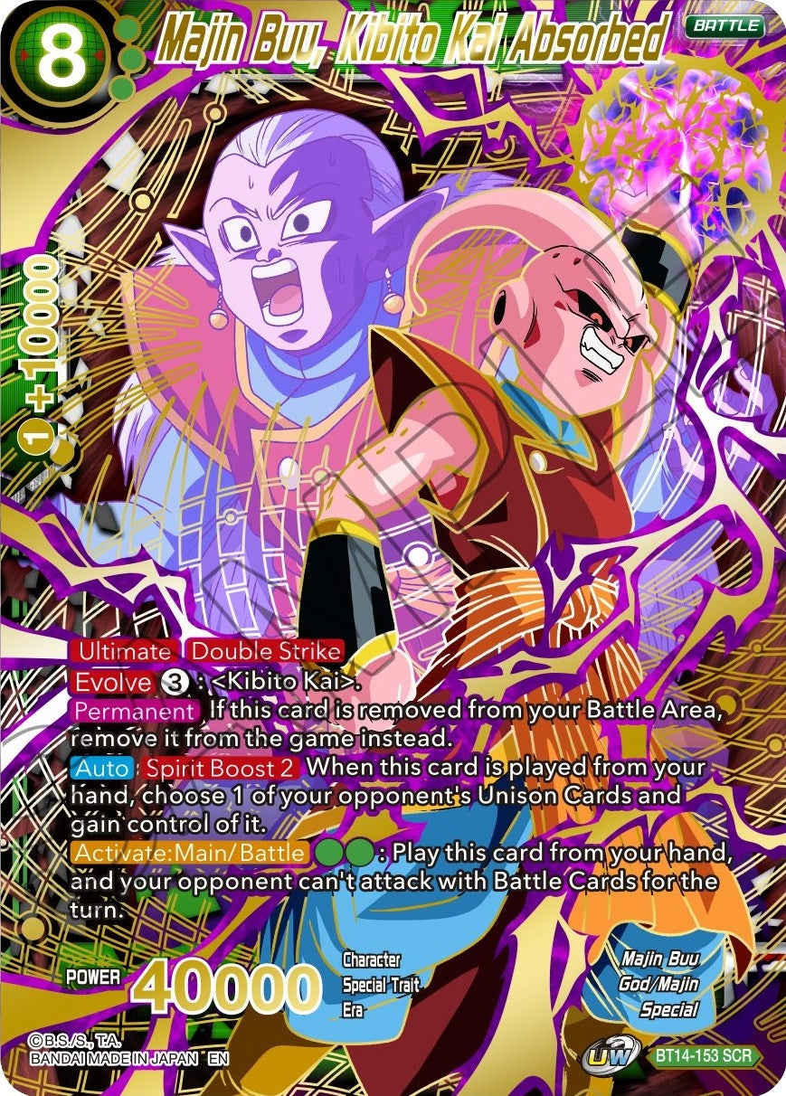 Image for Majin Buu, Kibito Kai Absorbed (Cross Spirits) (BT14-153) - Dragon Ball Super: Masters