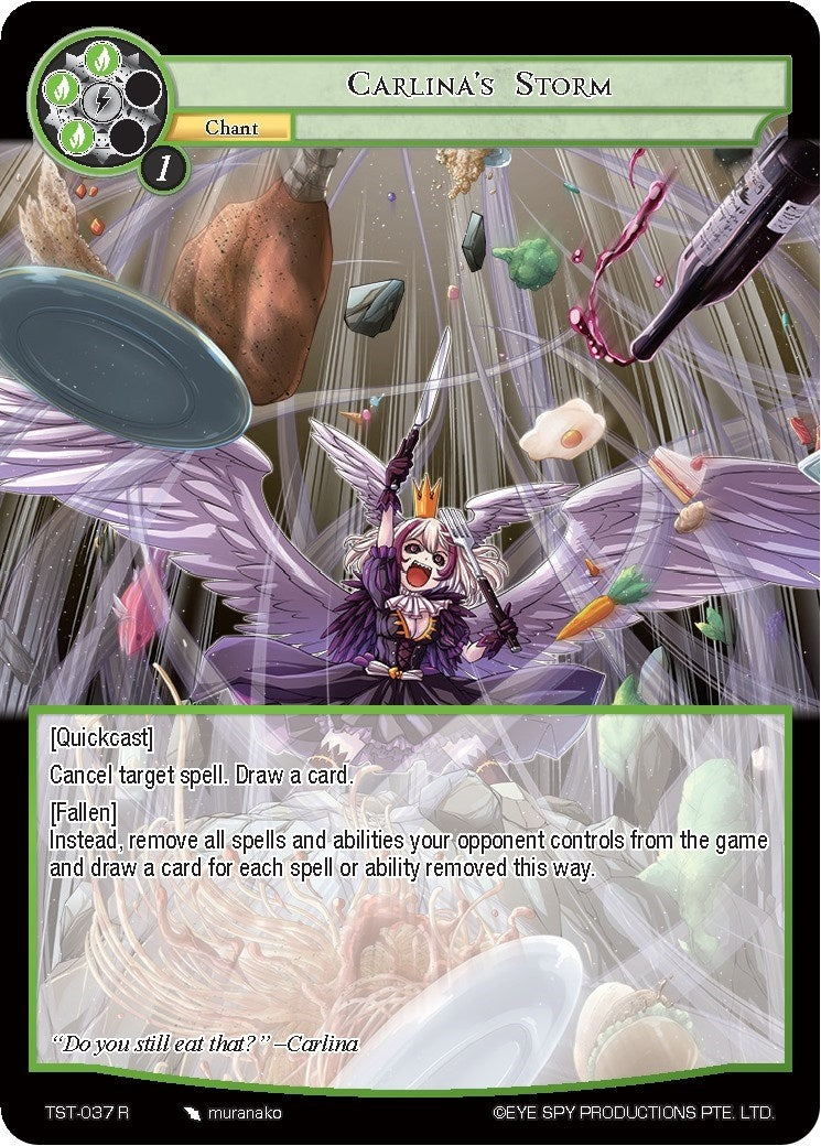 Image for Carlina's Storm (The Seventh) (TST-037) - Force of Will