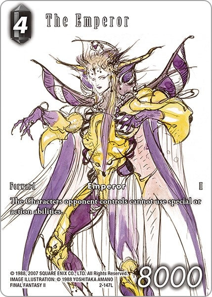 Image for The Emperor (Full Art Reprint) (Opus XIV: Crystal Abyss) (2-147L) - Final Fantasy TCG