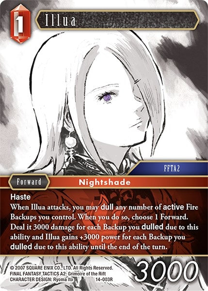 Image for Illua (Opus XIV: Crystal Abyss) (14-003R) - Final Fantasy TCG