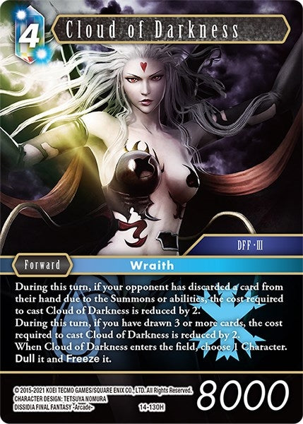 Image for Cloud of Darkness (Opus XIV: Crystal Abyss) (14-130H) - Final Fantasy TCG