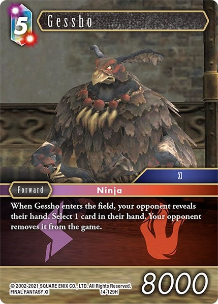 Image for Gessho (Opus XIV: Crystal Abyss) (14-129H) - Final Fantasy TCG