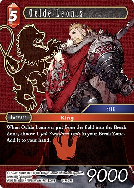 Image for Oelde Leonis (Opus XIV: Crystal Abyss) (14-005C) - Final Fantasy TCG