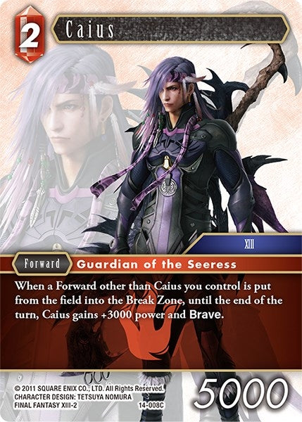 Image for Caius (Opus XIV: Crystal Abyss) (14-008C) - Final Fantasy TCG