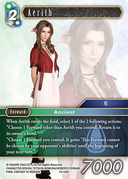 Image for Aerith (Opus XIV: Crystal Abyss) (14-126C) - Final Fantasy TCG