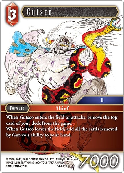Image for Gutsco (Opus XIV: Crystal Abyss) (14-010H) - Final Fantasy TCG