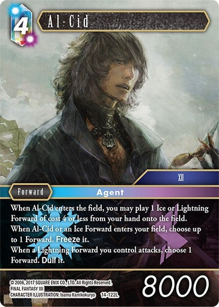 Image for Al-Cid (Opus XIV: Crystal Abyss) (14-122L) - Final Fantasy TCG