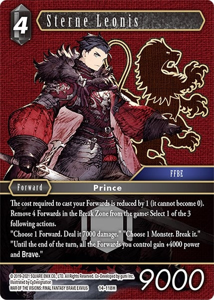 Image for Sterne Leonis (Opus XIV: Crystal Abyss) (14-118H) - Final Fantasy TCG