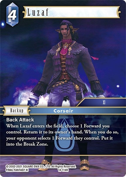 Image for Luzaf (Opus XIV: Crystal Abyss) (14-114R) - Final Fantasy TCG