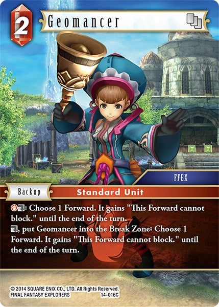 Image for Geomancer (Opus XIV: Crystal Abyss) (14-016C) - Final Fantasy TCG