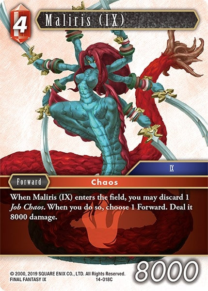 Image for Maliris (IX) (Opus XIV: Crystal Abyss) (14-018C) - Final Fantasy TCG